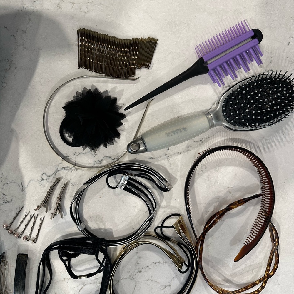 Hair Accessories Set with Brushes and Headbands